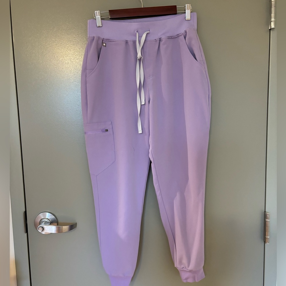 Figs Scrubs Limited Edition Lavender Dew Zamora High Waisted 2.0 Scrub Pants
